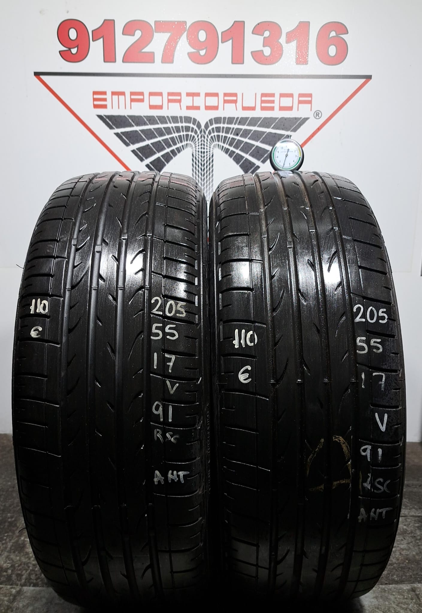 BRIDGESTONE DUELER H-T USADO RSC 205/55 R17 91 V